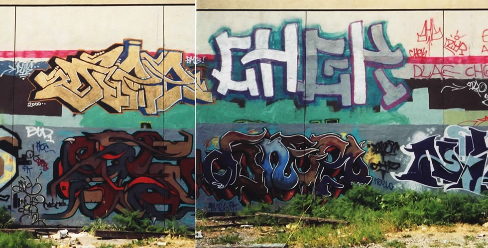 2000, Ca, California, SF, San Francisco, graffiti, wall, tags, pieces,